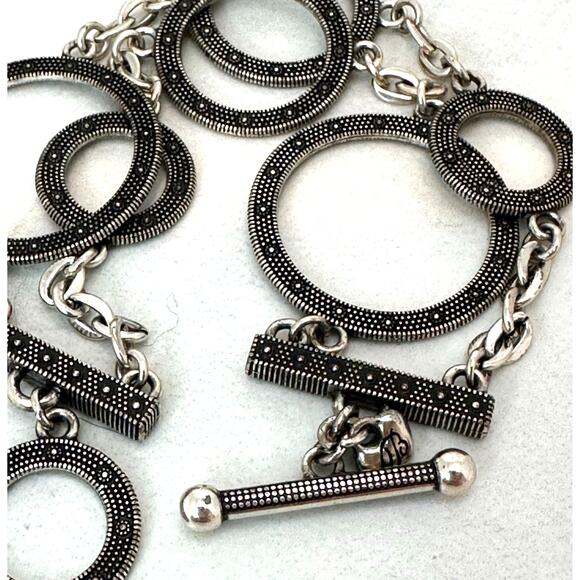 Brighton Townsend Hoop Double chain Bracelet - Picture 4 of 7